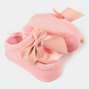 1 PAIR INFANT SOCKS | LIGHT PINK