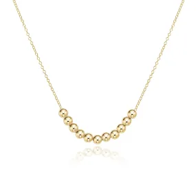 16" Gold Classic Beaded Bliss 2.5mm Necklace