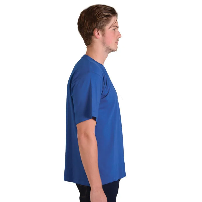 170g Combed Cotton T-shirt - Royal Blue - While stocks last