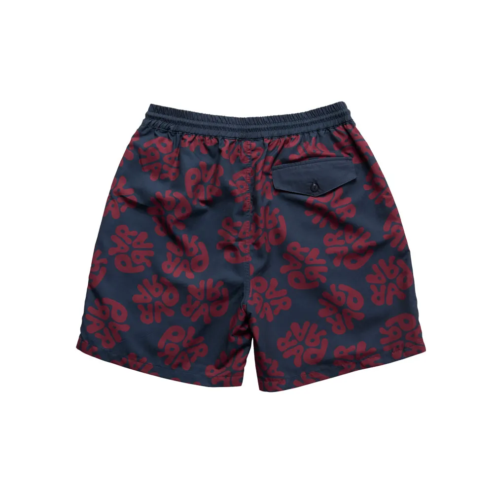 1976 logo swim shorts (navy blue)