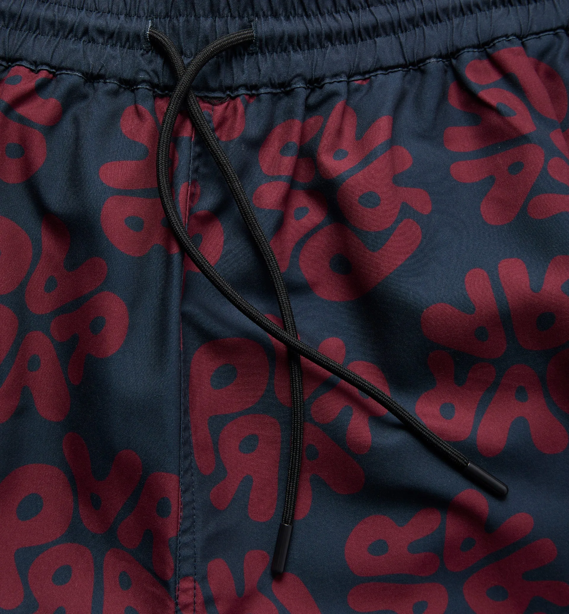 1976 logo swim shorts (navy blue)