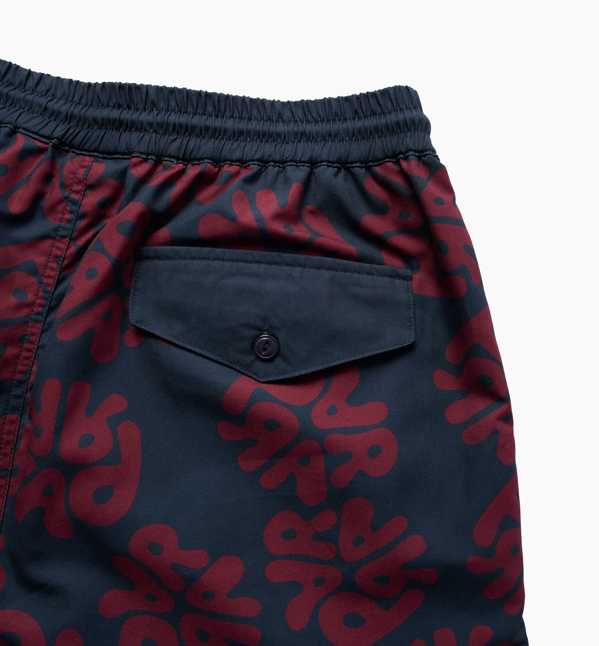 1976 logo swim shorts (navy blue)