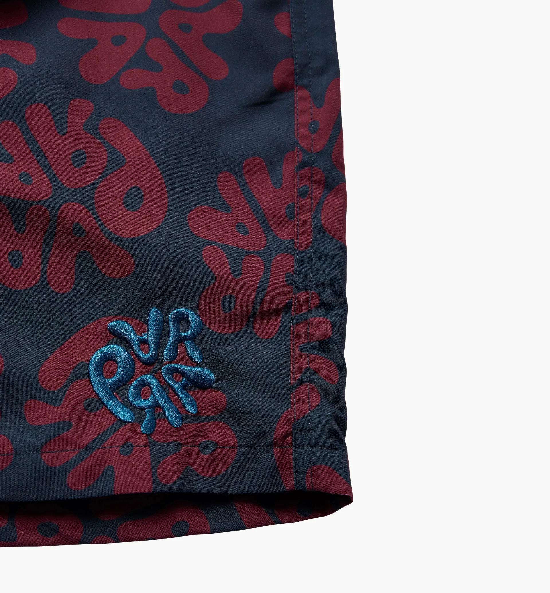 1976 logo swim shorts (navy blue)