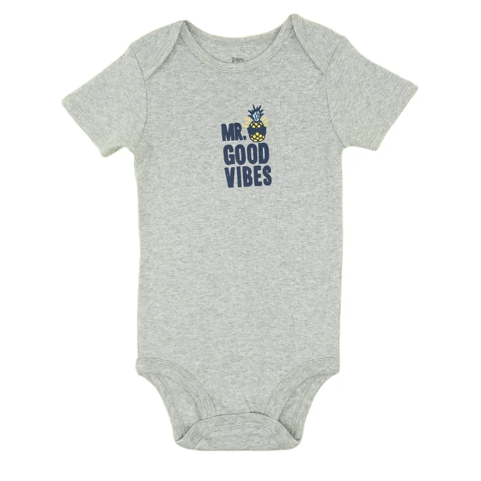 2 Pc Cotton Romper And Shorts Set - Mr Good Vibes