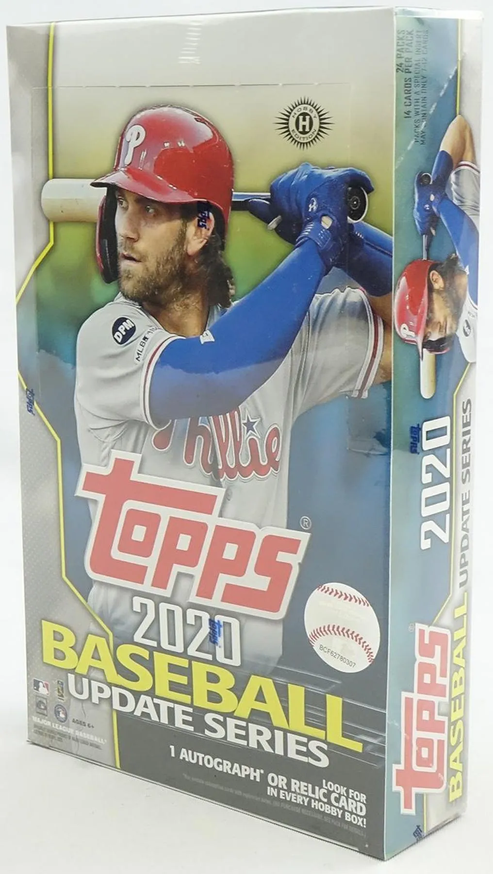 2020 Topps Update Series Baseball Hobby Box 24 Packs Per Box, 14 Cards Per Pack