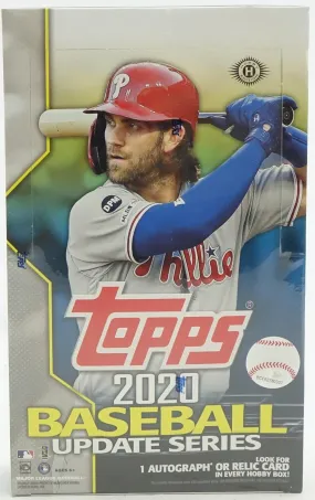 2020 Topps Update Series Baseball Hobby Box 24 Packs Per Box, 14 Cards Per Pack