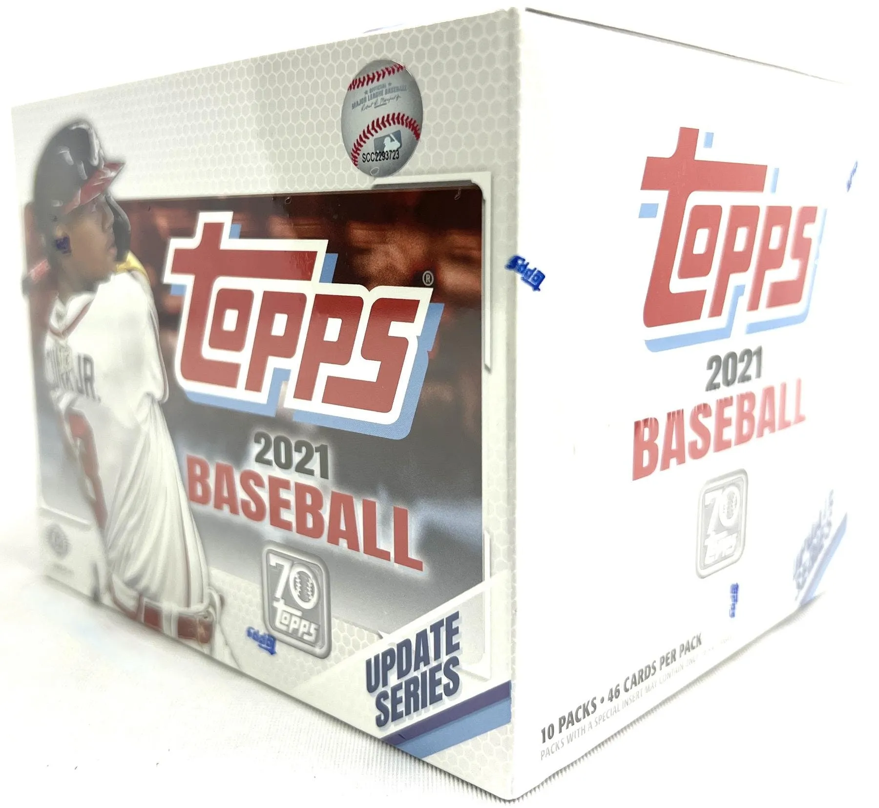 2021 Topps Update Series Baseball Hobby Jumbo Box 10 Packs Per Box, 46 Cards Per Pack