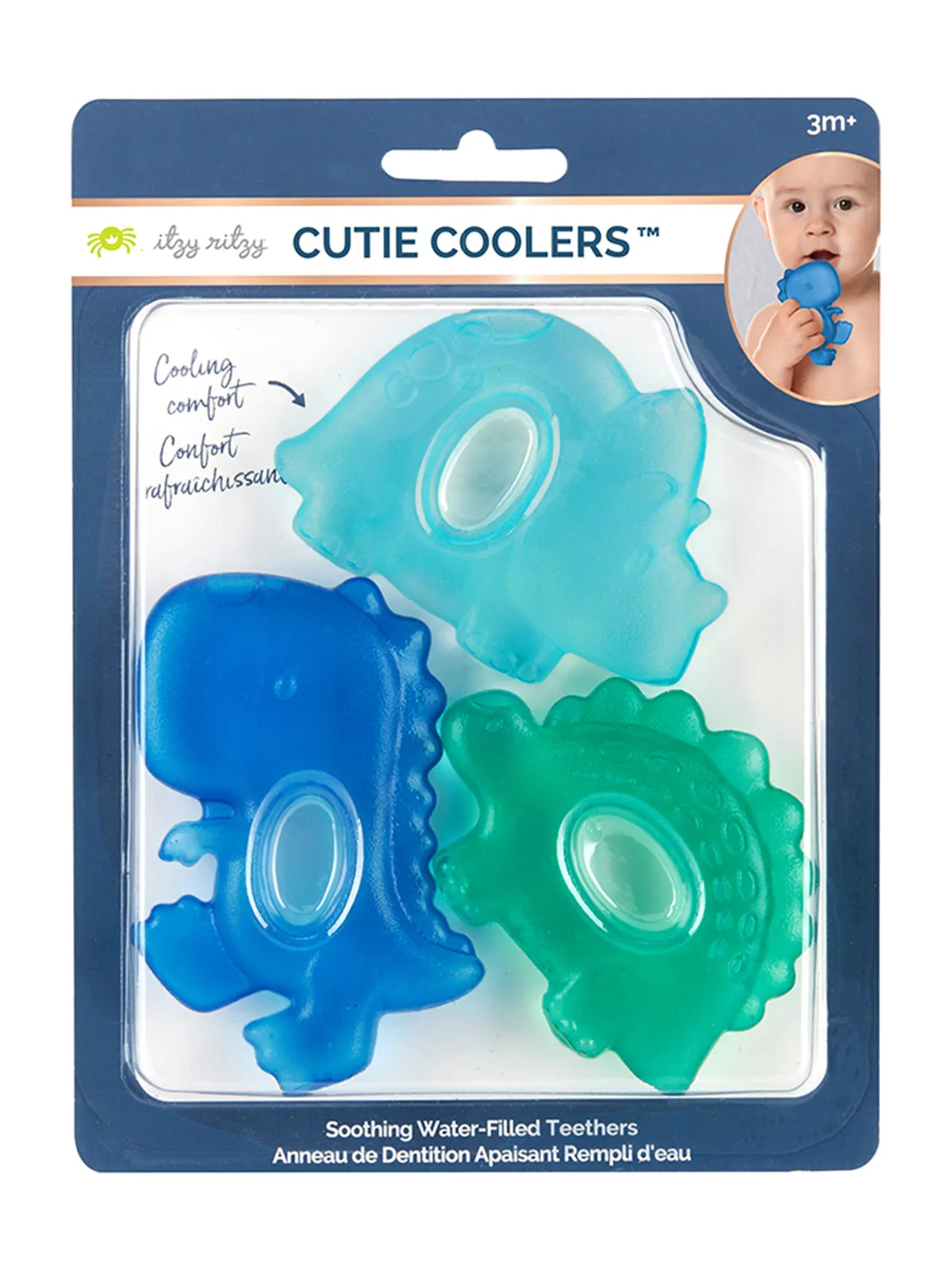 3-Pack Water Teethers, Dino