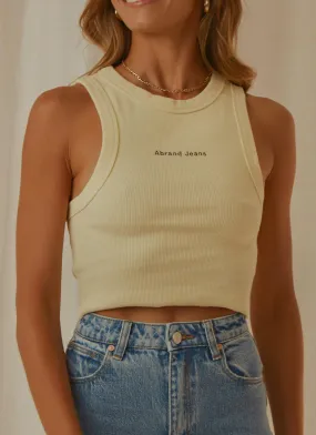 A Heather Singlet - Butter