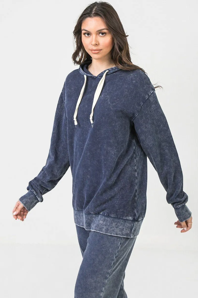 A Mineral Washed Hoodie