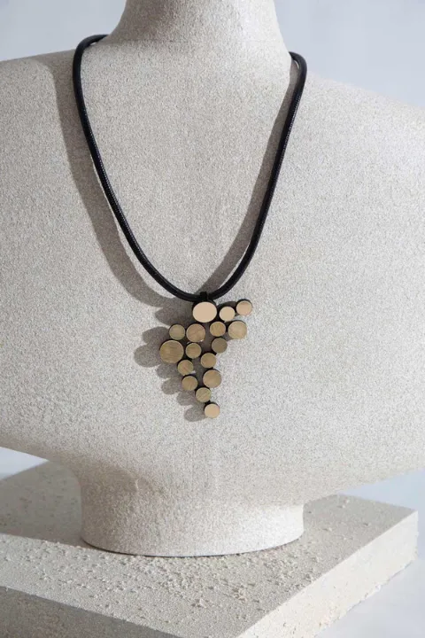 Abstraction Asymmetric Pendant Necklace