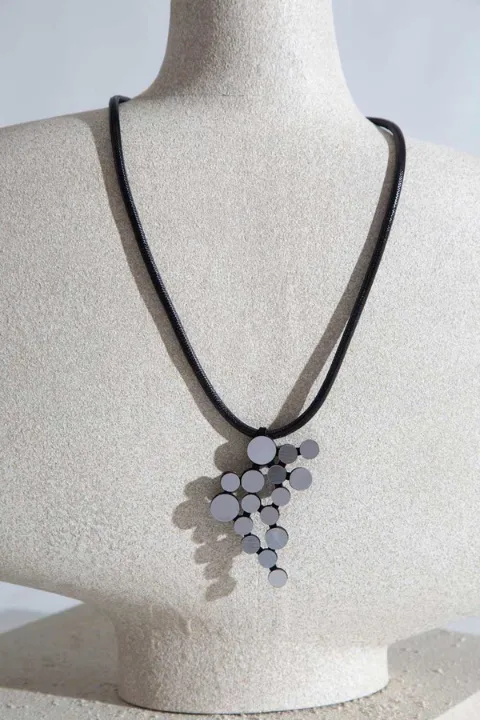 Abstraction Asymmetric Pendant Necklace