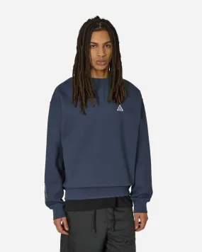 ACG Therma-FIT Fleece Crewneck Sweatshirt Thunder Blue