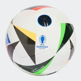 adidas Euro Germany 2024 Training Ball - Football (Soccer) Size: 4 & 5 White / Black / Glow Blue