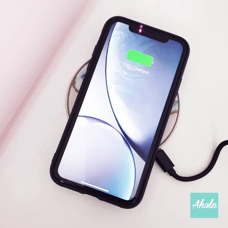 【Agate Stone】15W Ultra thin FastWireless Charger Pad 瑪瑙石紋名字無線差電板