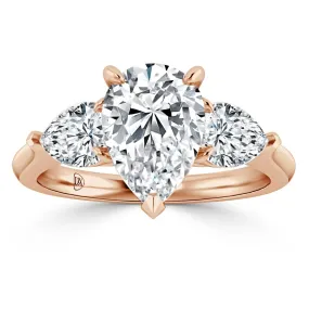 Alice - 18ct Rose Gold - Pear