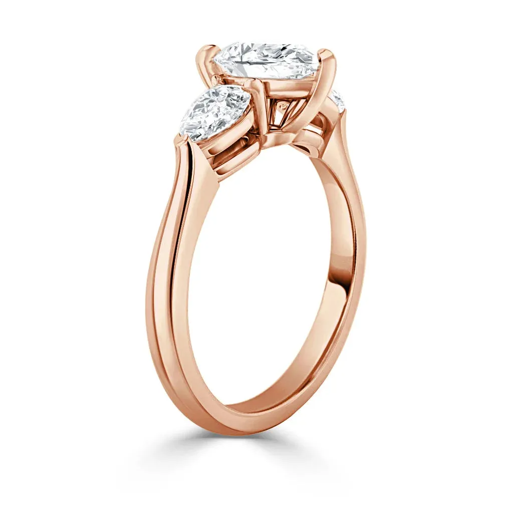 Alice - 18ct Rose Gold - Pear