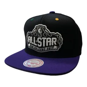 All Star Game 2017 New Orleans Mitchell & Ness Black Snapback Flat Bill Hat