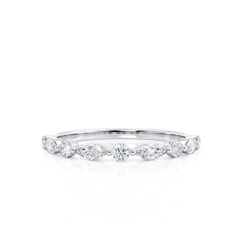 ALLURE LOVE-  Platinum Scatter Eternity Ring