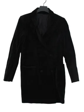 & Other Stories Women's Blazer UK 8 Black Cotton with Viscose