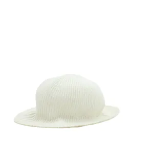 & Other Stories Women's Hat M White Cotton with Linen, Polyester