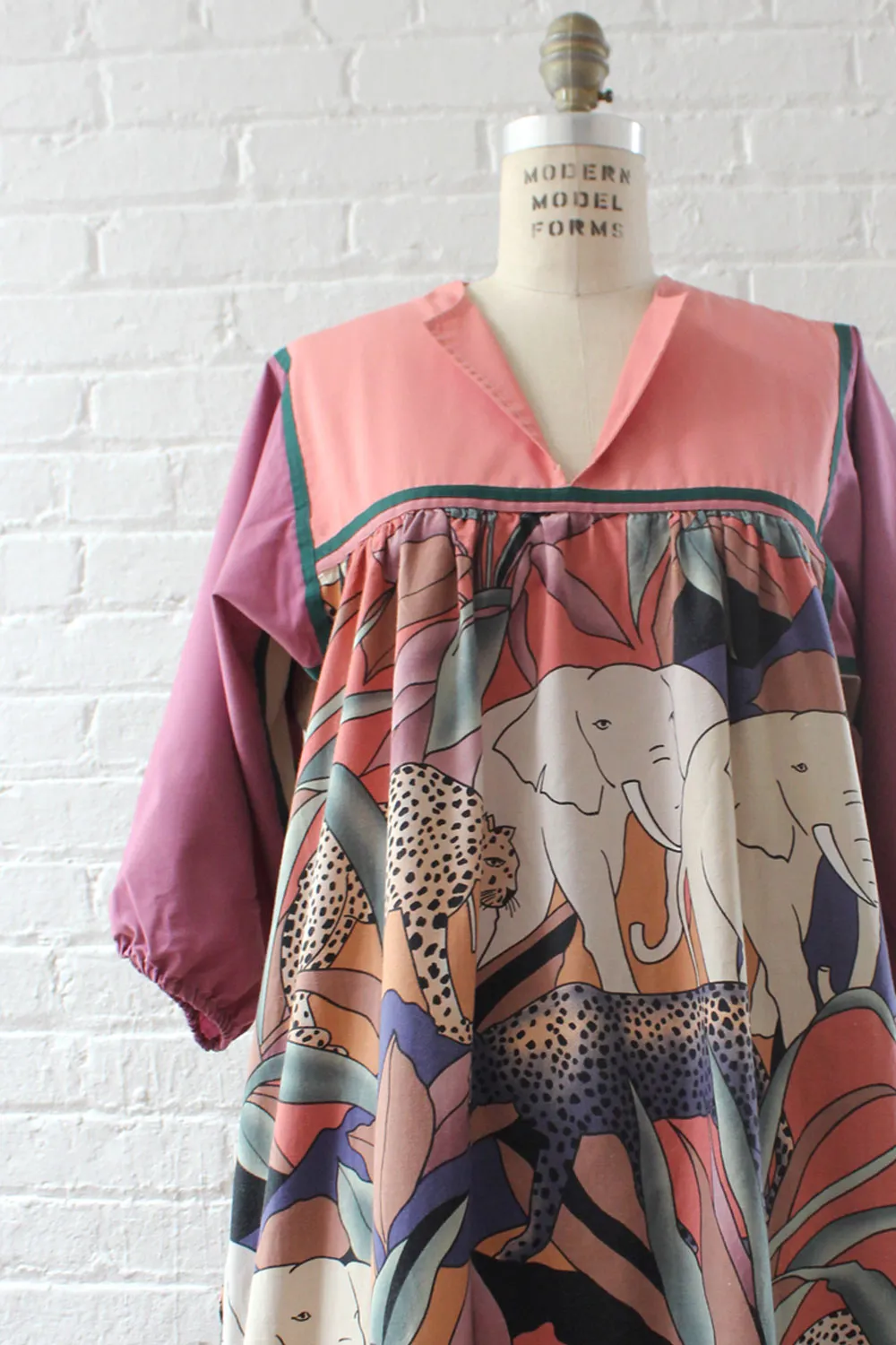 Animal Party Caftan Dress S-L