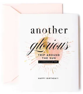 Another Trip Around the Sun Inspirational Birthday Card