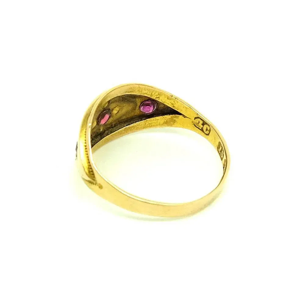 Antique Victorian Maltese 15ct Yellow Gold Pinky Ring