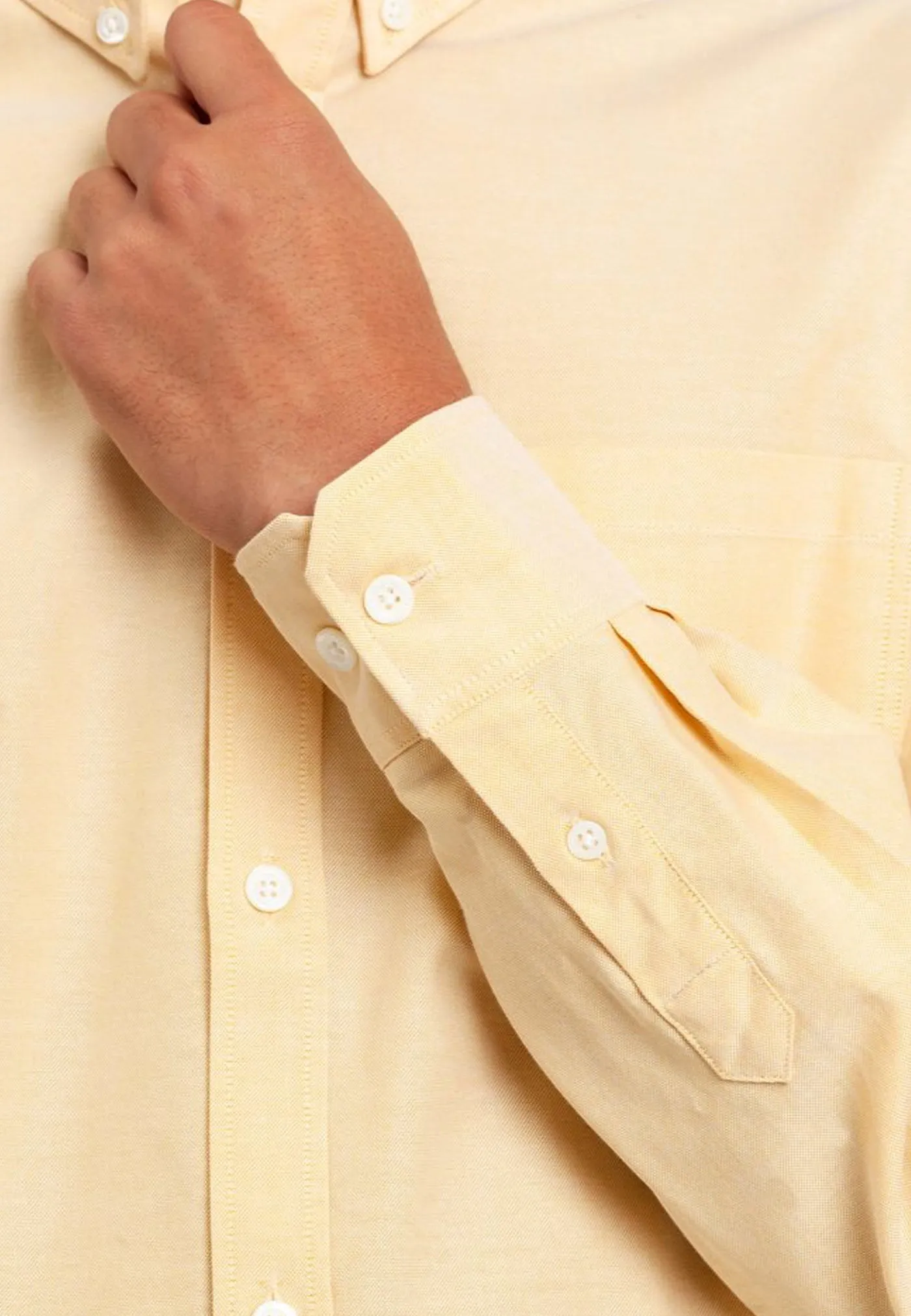 Anton Oxford Shirt - light yellow