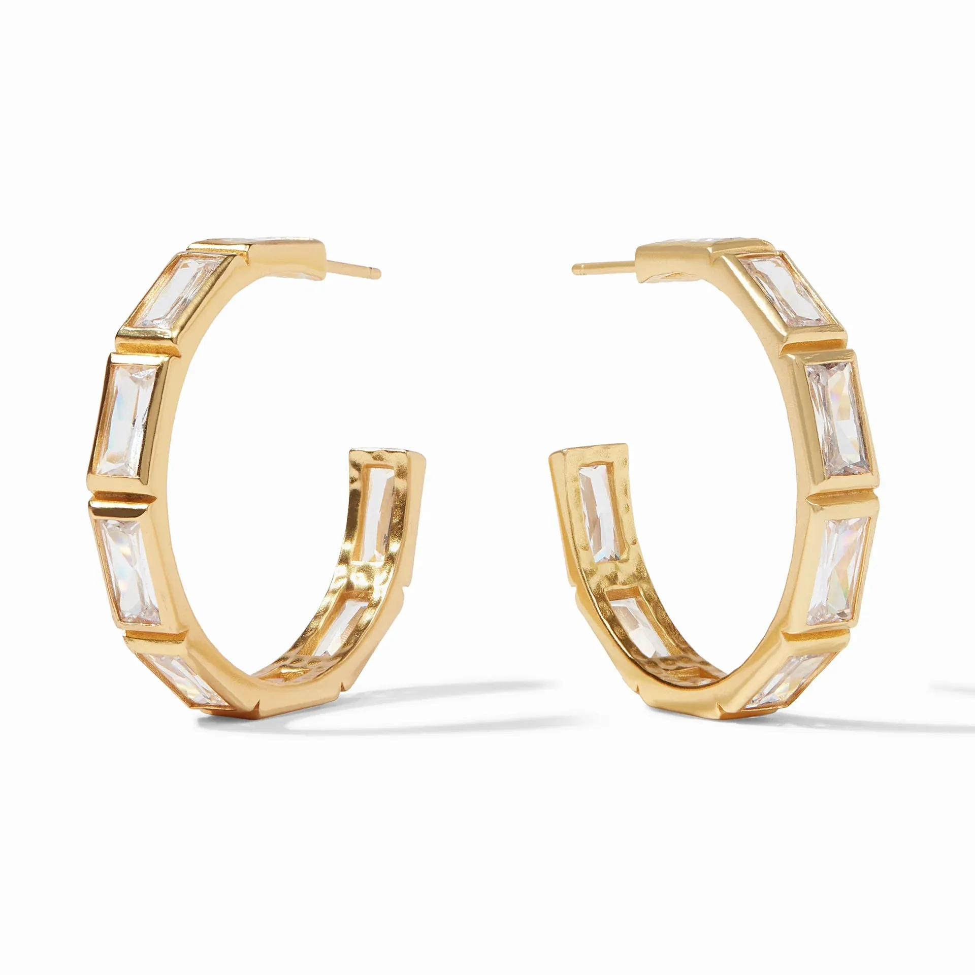 Antonia Stone Hoops-Cubic Zirconia