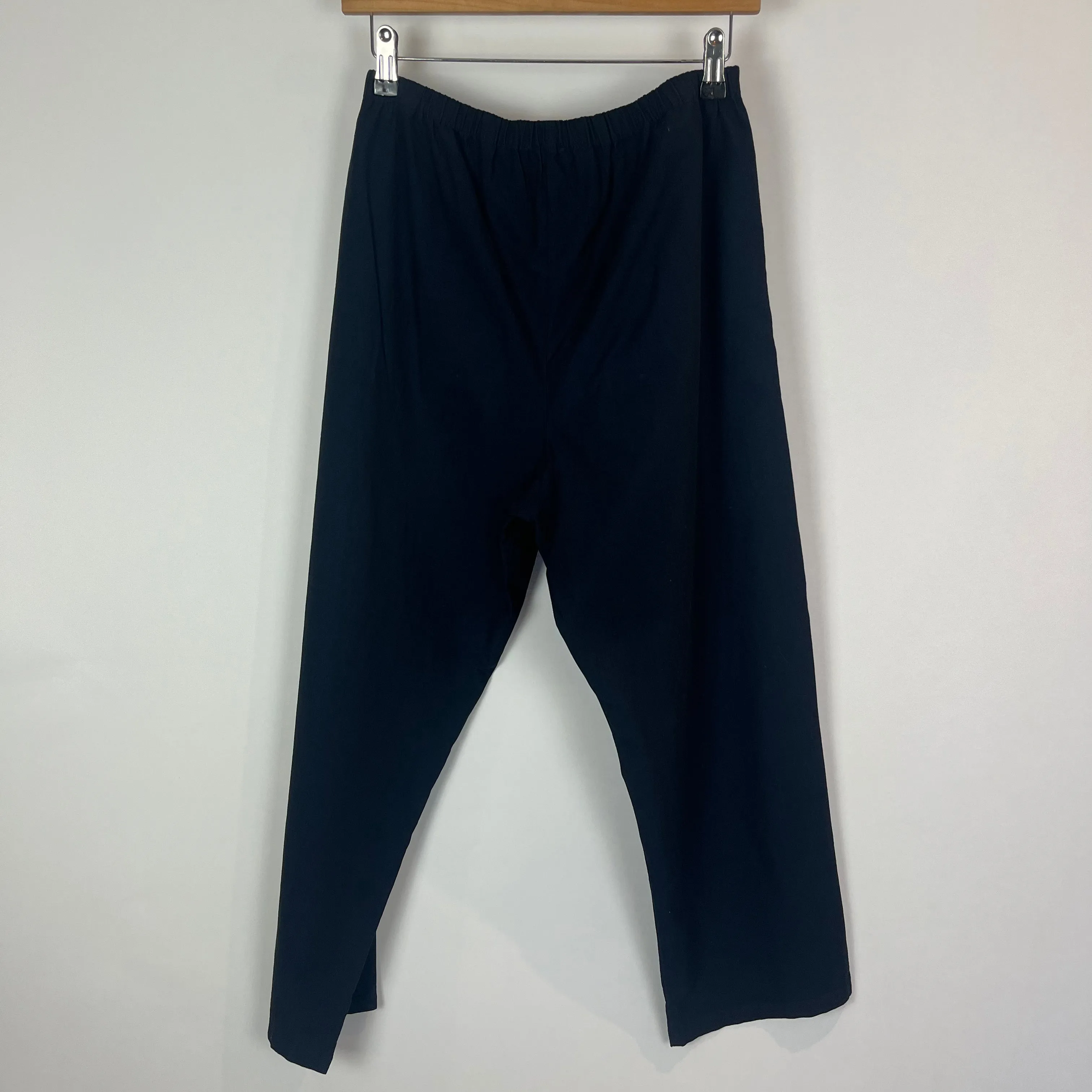 Apuntob 295 Navy Cotton Pull-On Pants M