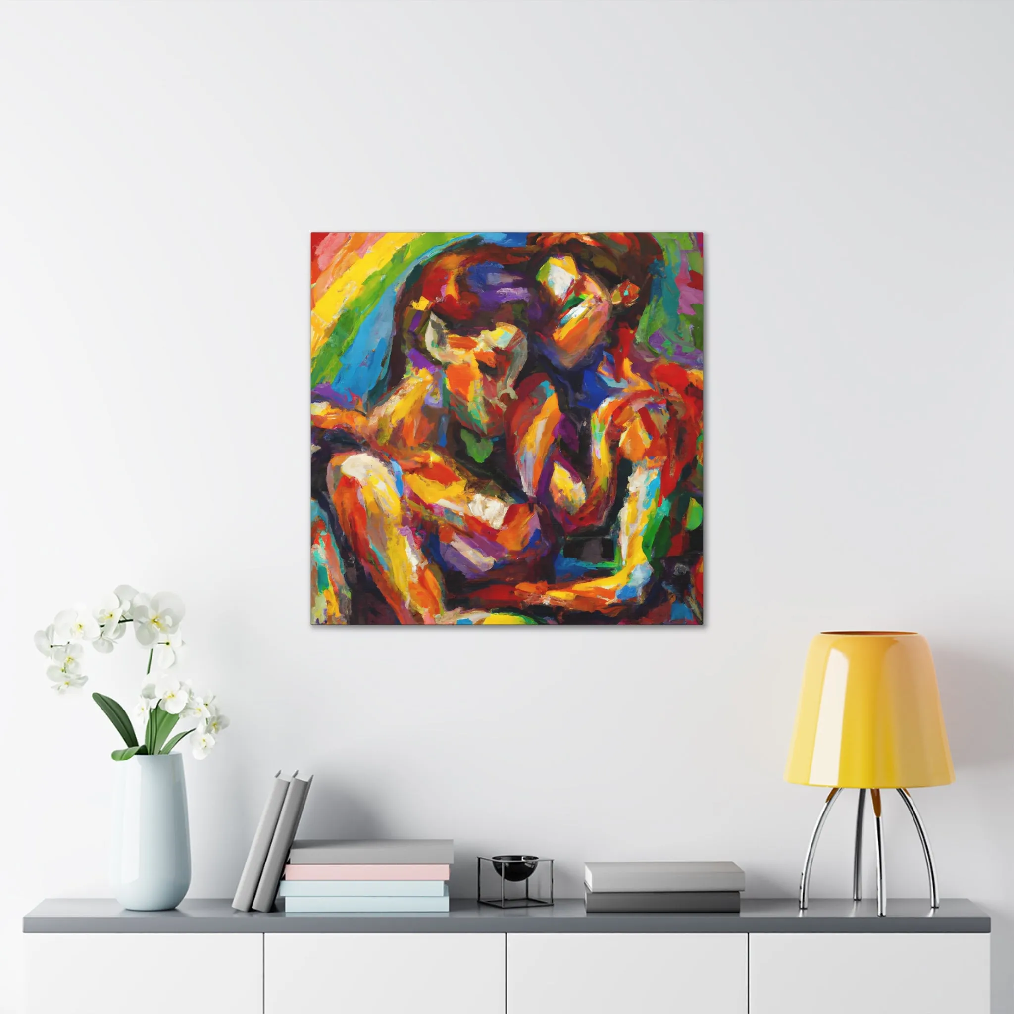 Artella - Gay Couple Wall Art