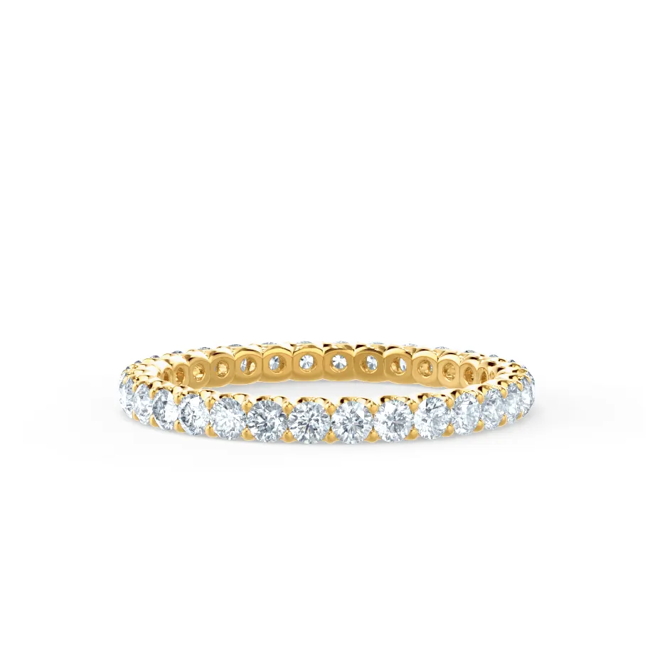 AURELIA - Round 18k Yellow Gold Pavé Eternity Band