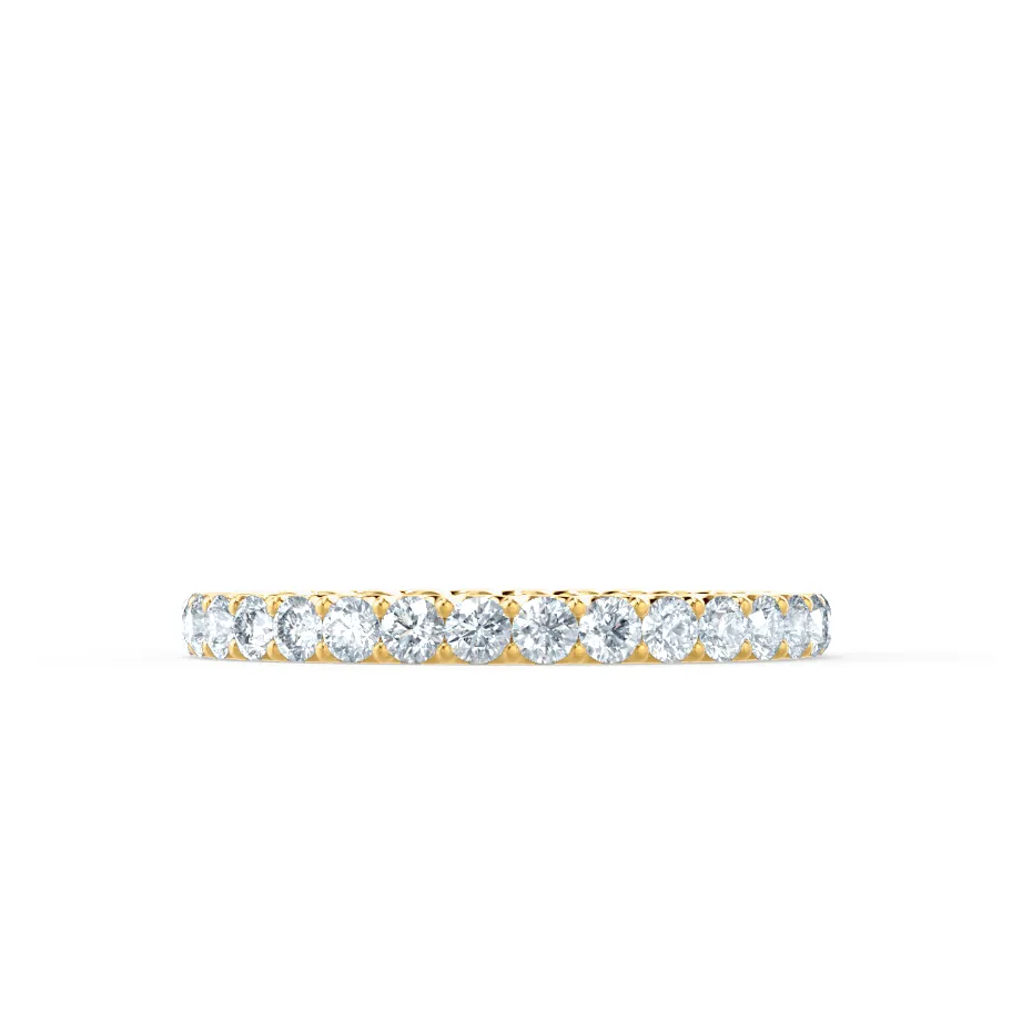 AURELIA - Round 18k Yellow Gold Pavé Eternity Band