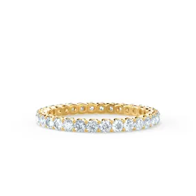 AURELIA - Round 18k Yellow Gold Pavé Eternity Band