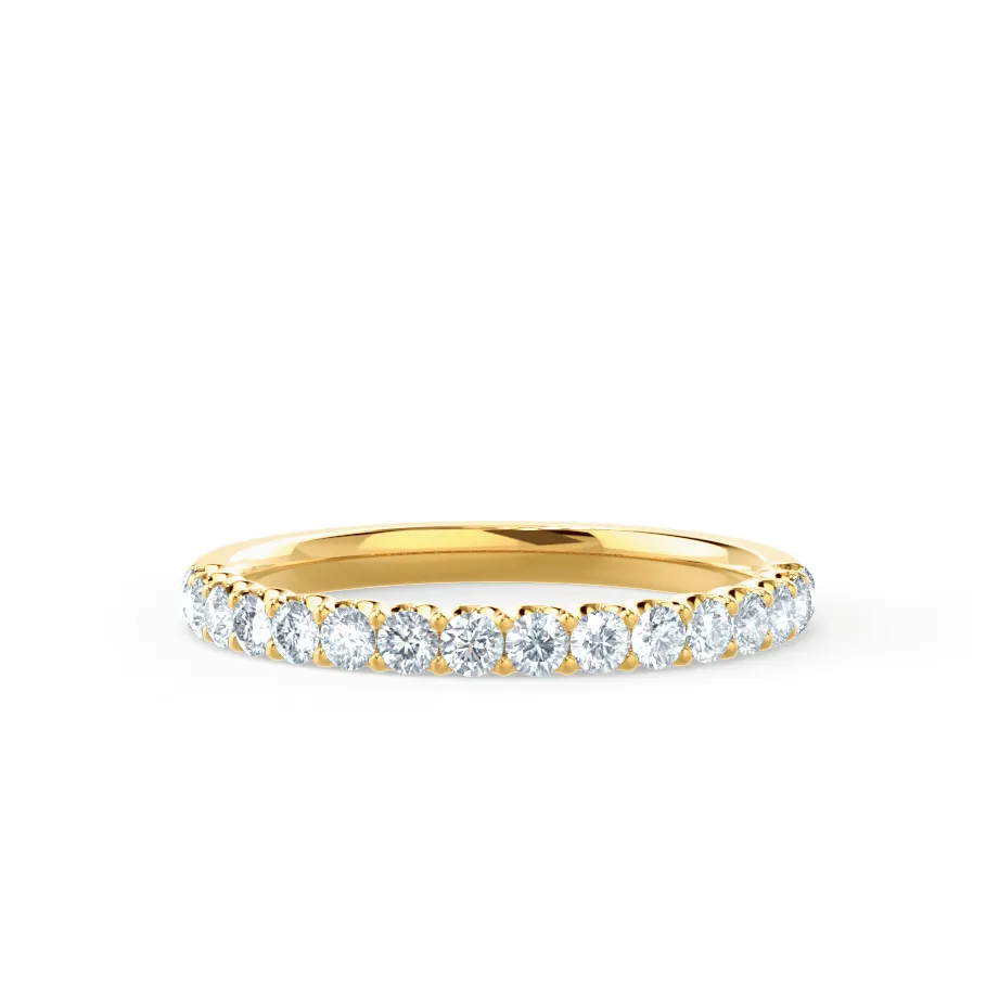 AURELIA - Round 18k Yellow Gold Pavé Eternity Band