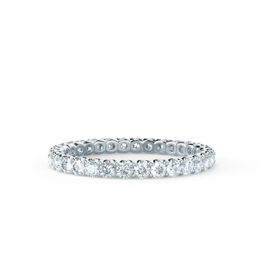 AURELIA - Round 950 Platinum Pavé Eternity Band