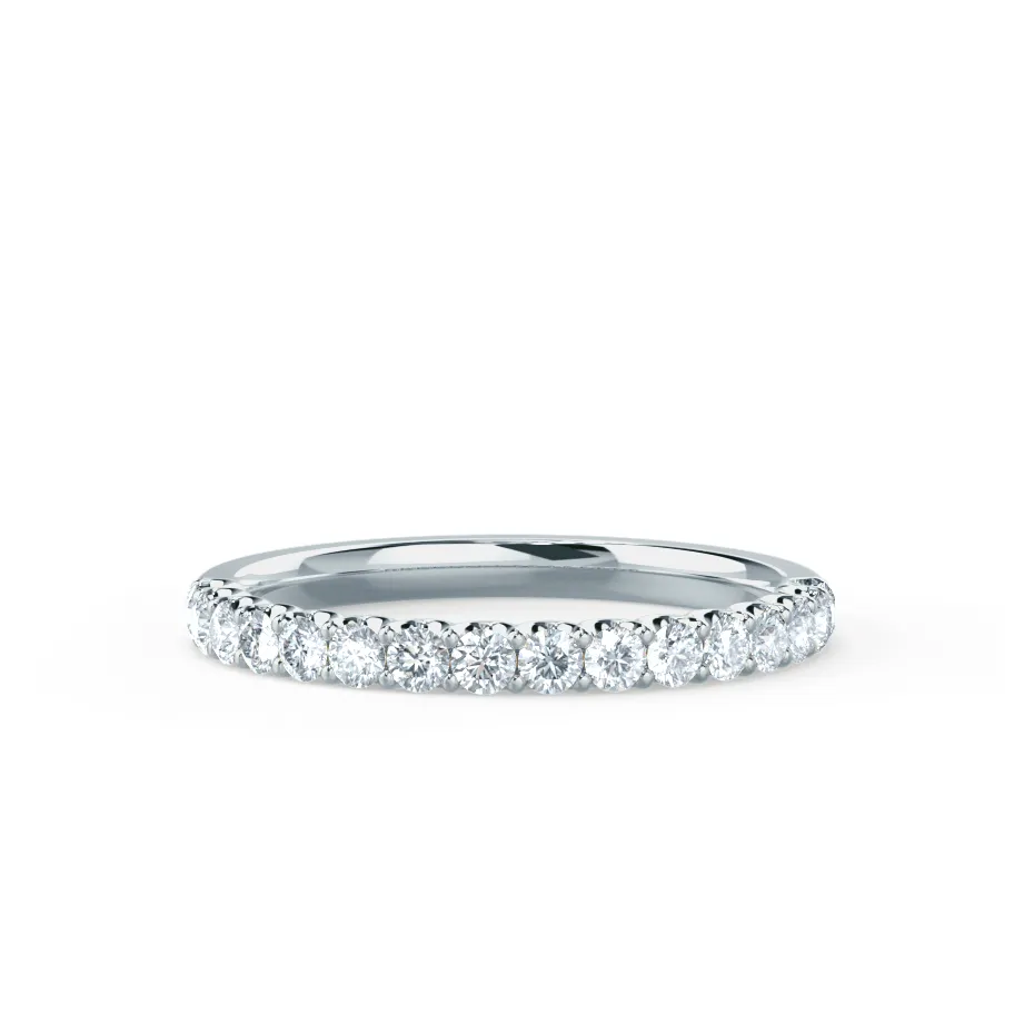 AURELIA - Round 950 Platinum Pavé Eternity Band