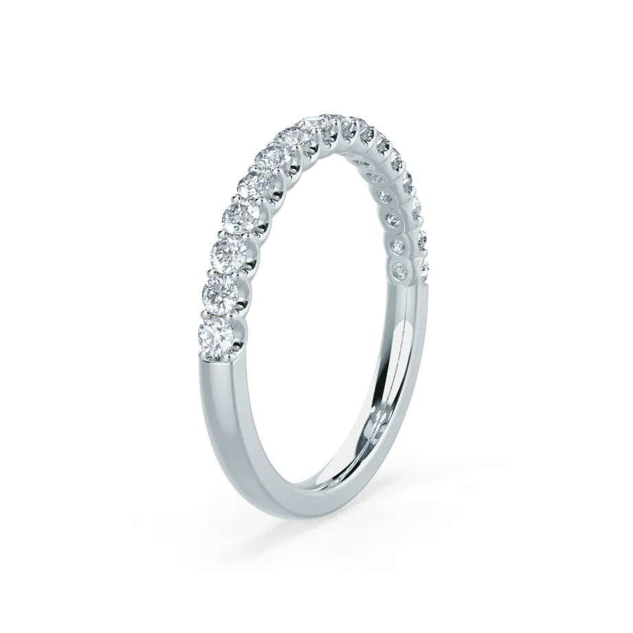 AURELIA - Round 950 Platinum Pavé Eternity Band