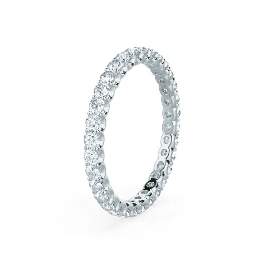 AURELIA - Round 950 Platinum Pavé Eternity Band