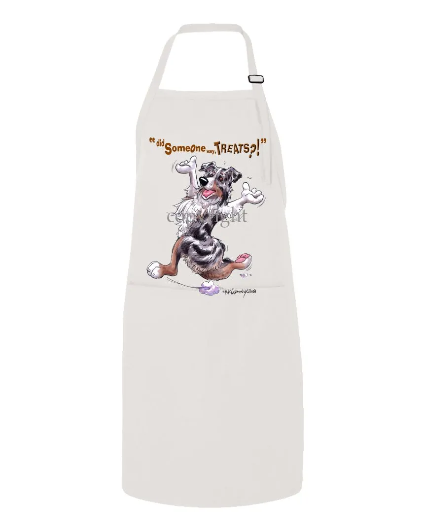 Australian Shepherd  Blue Merle - Treats - Apron