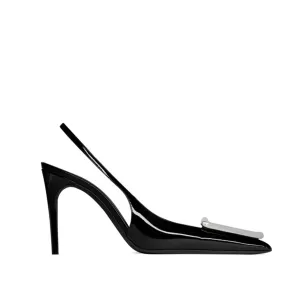 AVENUE 95MM PATENT-FINISH PUMPS