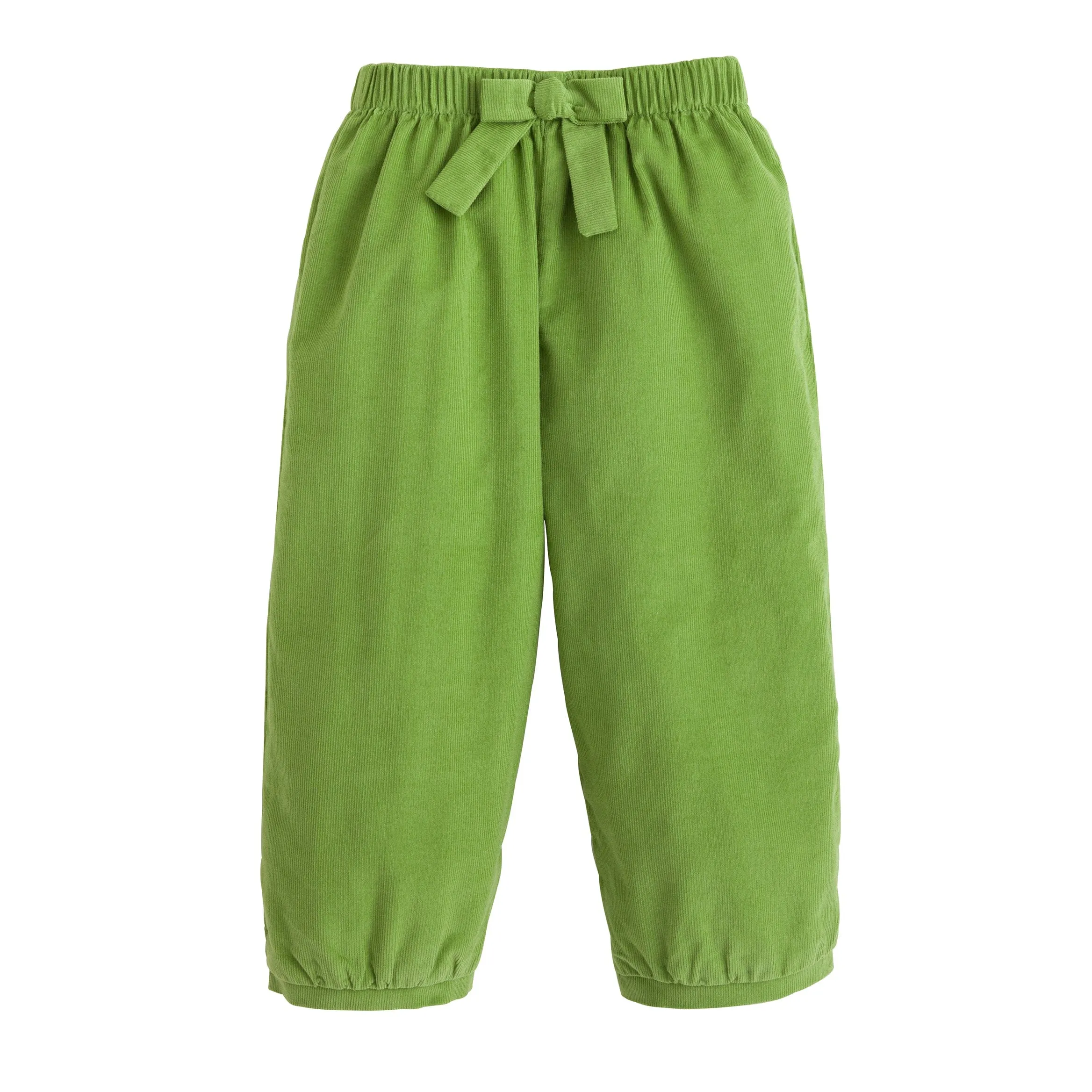 Banded Bow Pant - Sage Green Corduroy