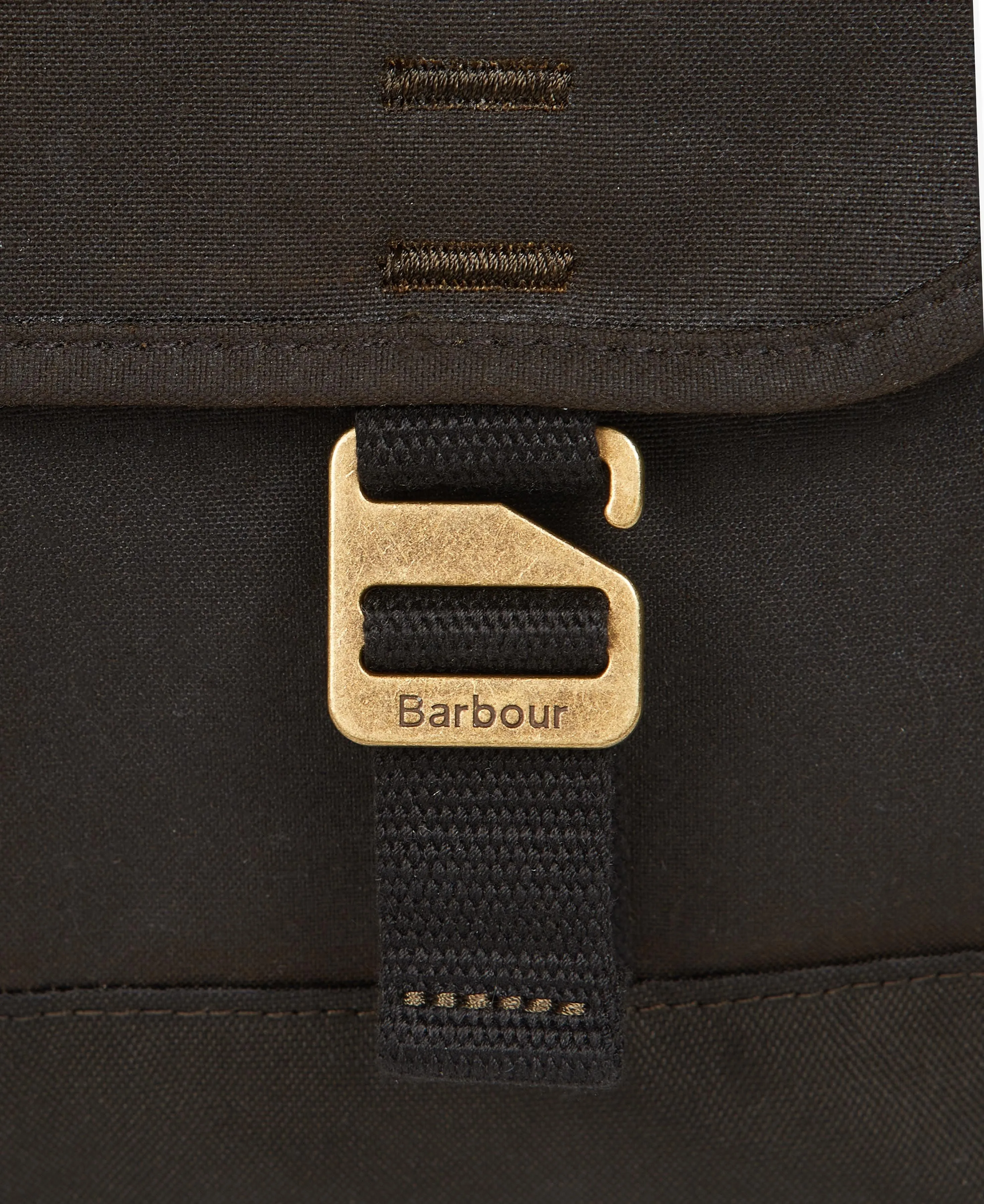 Barbour 'Essential' Wax Messenger Bag