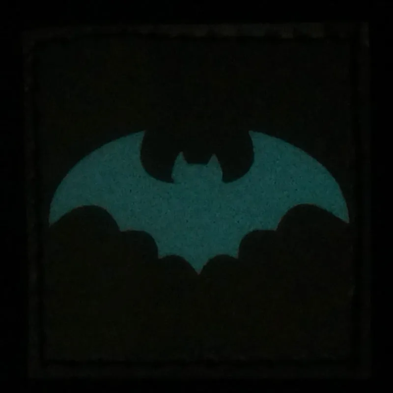 BAT 1 GITD PATCH - BLUE GLOW IN THE DARK