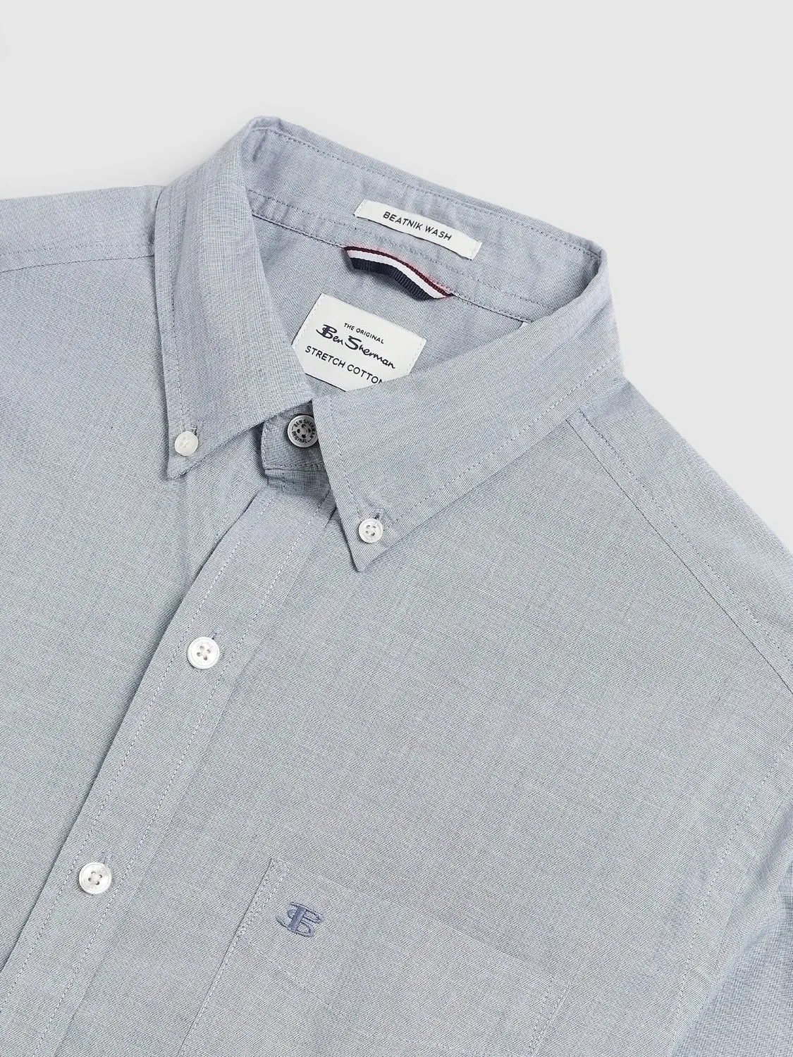 Beatnik Wash Long-Sleeve Shirt - Navy