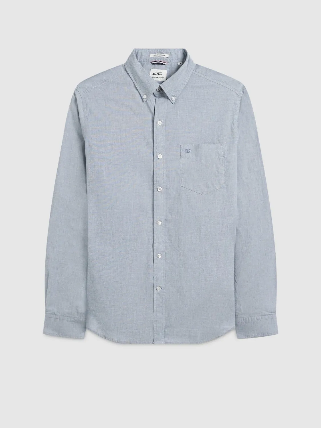 Beatnik Wash Long-Sleeve Shirt - Navy