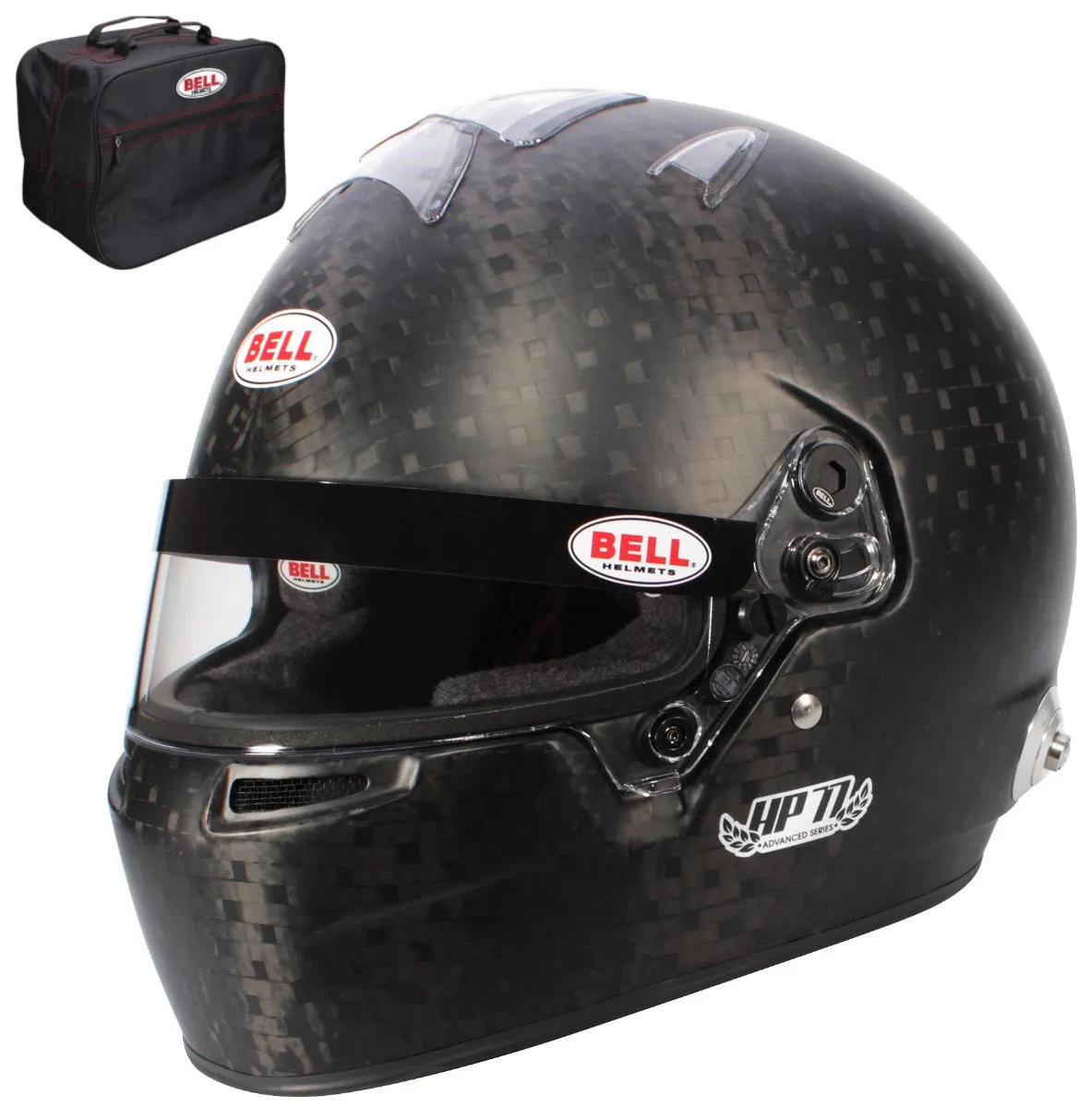 Bell HP77 Carbon Helmet, NON-Duckbill, With Custom Lining Colors