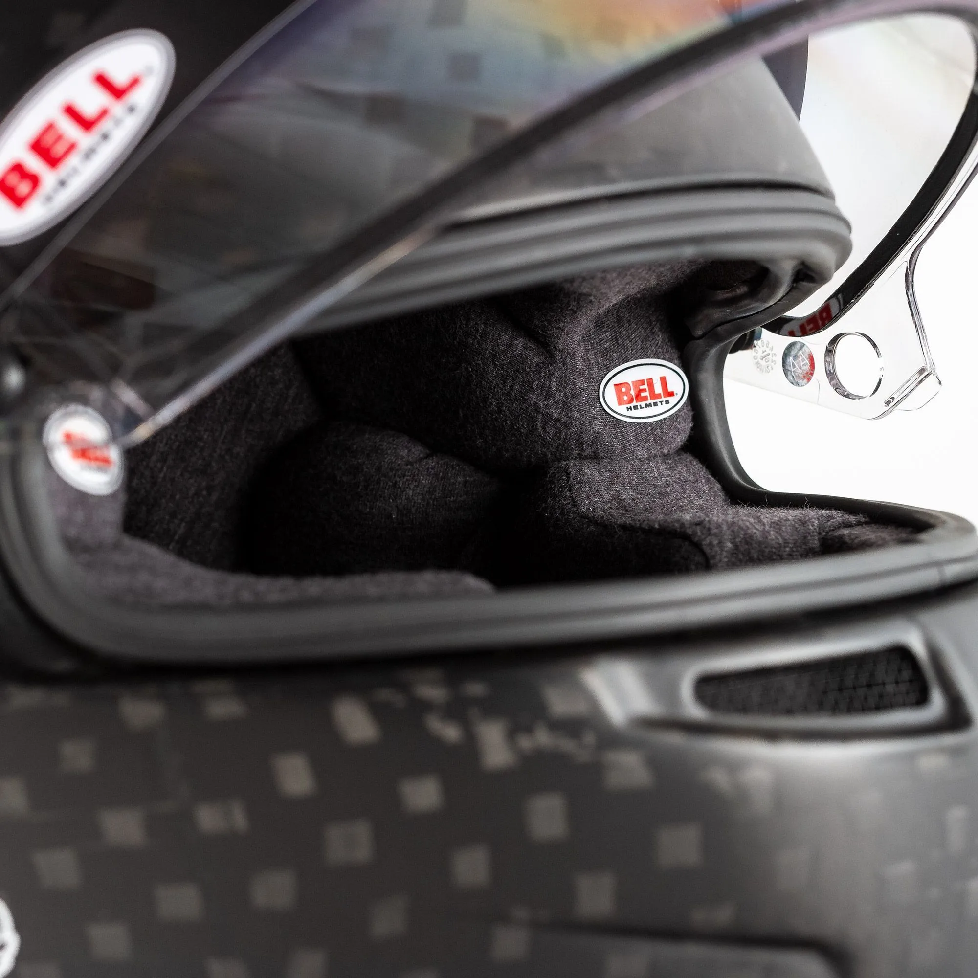 Bell HP77 Carbon Helmet, NON-Duckbill, With Custom Lining Colors