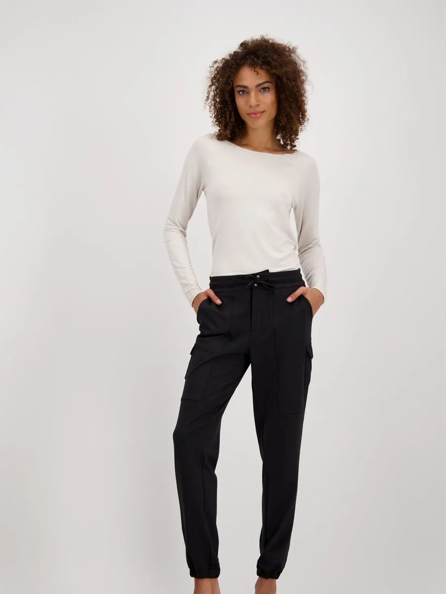 Black cargo trouser